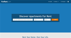 Desktop Screenshot of forrent.com